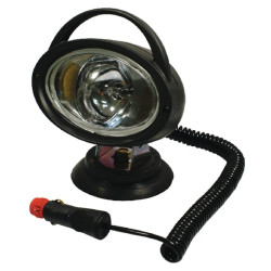 Darbo žibintas halogeninis, ovalus, 12 V, skaidrus, magnetinis, Ajba LA28011