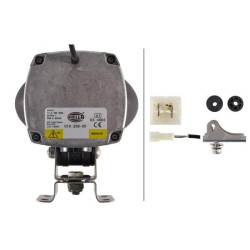 Ksenoninis darbo žibintas, 42 W, ovalus, 12 V, skaidrus, 160 x 134 x 166 mm AMP kištukas, Hella 1GA996461311