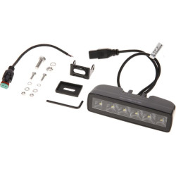 Netiesioginio apšvietimo LED darbo šviestuvas, 30 W, 2880 lm, stačiakampis, 12/24 V, baltas, 157 x 49,7 x 60 mm „Deutsch“ kištuk