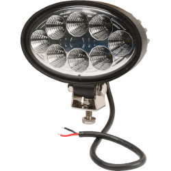 Darbo žibintas LED, 24W, 2240lm, ovalus, 10/30V, 141,5x64,5x90mm, prožektorius, 8 LED, Kramp LA10058