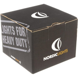Darbo žibintas LED, 16 W, 1600 lm, ovalus, 12/24 V, baltas, tvirtinamas varžtais, 160 x 95 x 118 mm, „Deutsch“ 2 kontaktų, prože