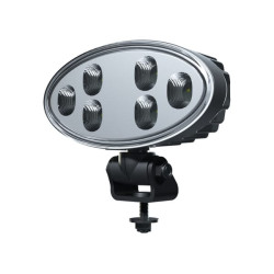 Darbo žibintas LED, 32 W, 3500 lm, ovalus, 12/24 V, baltas, tvirtinamas varžtais, pasukama galvute, 180 x 126 x 72 mm, „Deutsch“