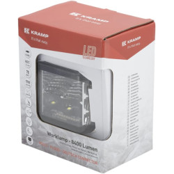 Darbo žibintas LED, 70W, 8400lm, kvadratinis, 12/24V, baltas/oranžinis, 97x77x75mm „Deutsch“ kištukas, prožektorius, 10 LED LA10