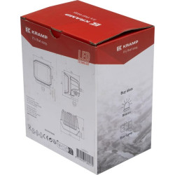 Darbo žibintas LED, 70 W, 8400 lm, kvadratinis, 12/24 V, baltas, 97 x 77 x 75 mm „Deutsch“ kištukas, prožektorius, 10 LED LA1061