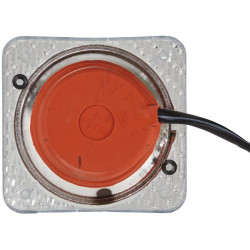 Halogeninis darbo žibintas, 55/70W, kvadratinis, 12V, baltas, 103x66x103mm, Hella 1GA996020001