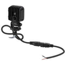Darbo žibintas LED, 40W, 2650lm, kvadratinis, 12/24V, baltas, 70.1x126.6x49.7mm Deutsch kištukas, prožektorius, 8 LED LA10832