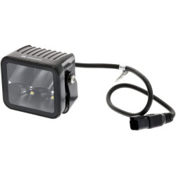 Netiesioginio apšvietimo LED darbo žibintas, 40 W, 4800 lm, kvadratinis, 12/24 V, baltas, 81 x 82,5 x 67,5 mm „Deutsch“ kištukas