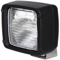 Halogeninis darbo žibintas, kvadratinis, 12/24V, baltas, 112x97x126,5 mm AMP kištukas, „Ultrabeam“ iš Hella 1GA007506002