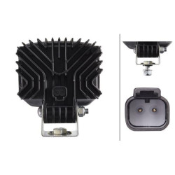 Darbo žibintas, LED, 1000 lm, 9-33 V, apšvietimas iš arti, „PowerBeam 1000 Compact“, gamintojas Hella 1GA996188501