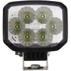 Darbo žibintas LED, 12W, 1000lm, stačiakampis, 12/24V, skaidrus, spaustukas, 6 LED, Hella 1GA996188511