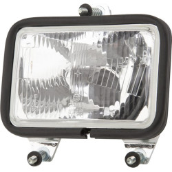 Priekinio žibinto įdėklas halogeninis, stačiakampis, 12V, skaidrus, 179x93,5x120,5mm, Cobo 05309000