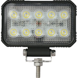 LED darbo žibintas, 15 W, 1900 lm, stačiakampis, 10/30 V, 150 x 37 x 100 mm, taškinis spindulys, 10 LED, Kramp LA10022