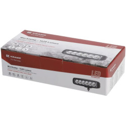 LED darbo žibintas, 18 W, 1620 lm, stačiakampis, baltas, 160 x 60 x 70 mm, taškinis, Kramp LA10902