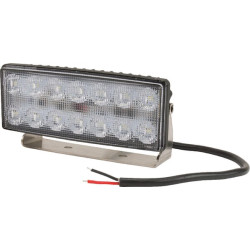 Darbo žibintas LED, 42W, 3800lm, stačiakampis, 10/30V, 140.2x41.8x57.2mm, prožektorius, Kramp LA10048