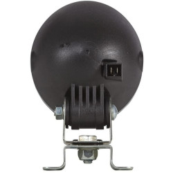 Halogeninis darbo žibintas, 55/70 W, apvalus, 12/24 V, skaidrus, korpusas: pilkas, 110 x 103 x 170 mm AMP kištukas, Hella 1GM996