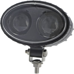 Apsauginis LED žibintas, mėlynas, 10 W, 250 lm, ovalus, 10–80 V, taškinis, 2 LED, Kramp LA10601