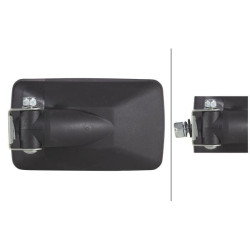 Darbo žibintas halogeninis, 55/70W, stačiakampis, 12/24V, baltas, 154x114x94mm, Hella 1GA006875001