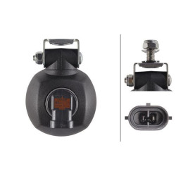 Darbo žibintas halogeninis, 65W, apvalus, 12V, skaidrus, tvirtinamas varžtais, 83x47,5x111mm, Hella 1G0996176131