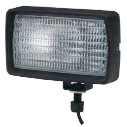 Darbo žibintas halogeninis, 55 W, stačiakampis, 12 V, skaidrus, 96 mm AMP kištukas, Cobo 05503000