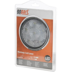 Darbo žibintas LED, 18W, 1440lm, apvalus, 10/30V, Ø 110mm, prožektorius, 6 LED, gopart LA15029