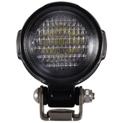 Darbinis LED žibintas, 15 W, 800 lm, apvalus, 9/12/24/33/50 V, baltas, tvirtinamas varžtais, 82 x 88 mm „Deutsch“ kištukas, 1 LE