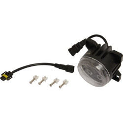 LED darbo žibintas, 40 W, 4000 lm, apvalus, 10/30 V, Ø 90 mm, H11/Deutsch kištukas, taškinis spindulys, 4 LED, Kramp LA10447SP