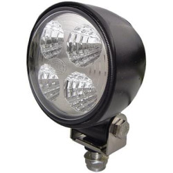 Darbo žibintas LED, 800lm, apvalus, 12/24V, skaidrus, tvirtinamas varžtais, Ø 83mm, 4 LED, Hella 1G0996276453