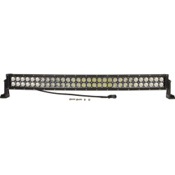 LED darbo žibintų juosta, 180 W, 15300 lm, stačiakampė, 12/24 V, balta, 825,5 x 79,5 mm „Deutsch“ kištukas, kombinuota, lenkta, 