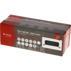 LED darbo žibintų juosta, 60 W, 5040 lm, stačiakampė, 12/24 V, balta/oranžinė, 204 x 70 x 67 mm „Deutsch“ kištukas, Combo, tiesi