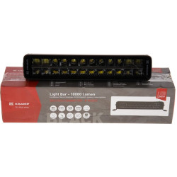 LED darbo žibintų juosta, 120 W, 10080 lm, stačiakampė, 12/24 V, balta/oranžinė, 357 x 70 x 67 mm „Deutsch“ kištukas, Combo, tie