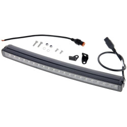 LED darbo žibintų juosta, 105 W, 8820 lm, stačiakampė, 12/24 V, balta/oranžinė, 525,5 x 40 x 54,4 mm „Deutsch“ kištukas, kombinu