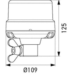 Švyturėlis K-LED Nano ant stulpo 2XD066146011