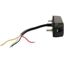 Įspėjamasis LED žibintas, 12 W, 12–24 V, gintaro spalvos, tvirtinamas varžtais, 96 x 28 x 19 mm, 4 LED, Kramp LA20013
