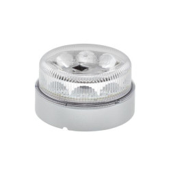 Mirksintis LED švyturėlis, 10 W, apvalus, 12/24 V, skaidrus/geltonas, tvirtinamas varžtais, Ø 149 mm x 88 mm, 10 LED, Hella 2XD0
