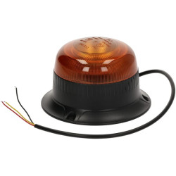 Švyturėlis LED, žemo profilio, 15 W, 12–24 V, gintaro spalvos, tvirtinamas varžtais, Ø 86 mm x 67 mm LA20094