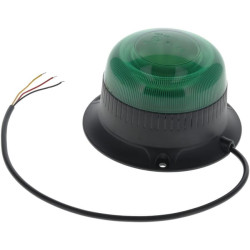 Švyturėlis LED, žemo profilio, 15 W, 12–24 V, žalias, tvirtinamas varžtais, Ø 86 mm x 67 mm LA20094G