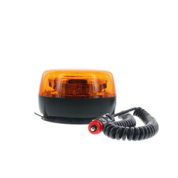 LED švyturėlis, 11 W, 9–32 V, gintaro spalvos, magnetinis tvirtinimas prie stulpo, besisukantis, Ø140 mm x 94 mm, ATLAS 212520