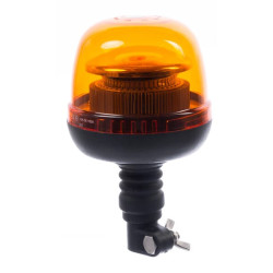 Įspėjamasis švyturėlis LED, 24 W, 12–24 V, geltonas, lankstus tvirtinimas prie stulpo, Ø 128 mm x 215 mm, Kramp LA20020