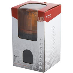 LED švyturėlis, 20 W, 12–24 V, geltonas, lanksčiai tvirtinamas prie stulpo, Ø 126 mm x 201 mm LA20090