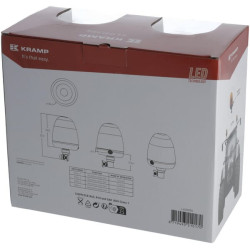 2 sinchronizuojamų LED mirksinčių švyturėlių rinkinys TWIN, 12–24 V, lankstūs LA20095
