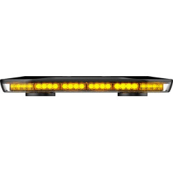 LED šviesos juosta, 50 W, 12–24 V, geltona, tvirtinama varžtais / magnetinė, 380 mm, Kramp LA20150
