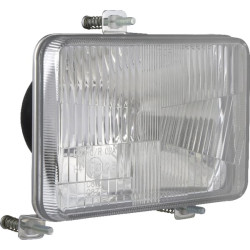 Halogeninis priekinis žibintas, stačiakampis, 12/24V, 168x106mm, Kramp LA80169