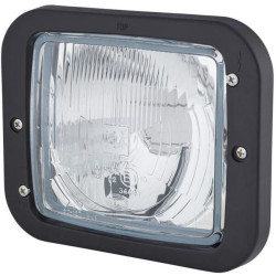 Halogeninis priekinis žibintas, stačiakampis, 12 V, skaidrus, tvirtinamas varžtais, 173x99x144 mm, Hella 1AA004109201