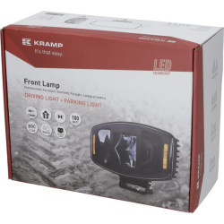 Priekinis LED žibintas, 100 W, stačiakampis, 9–36 V, 247 x 176 x 92 mm, Kramp LA80042