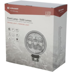 Priekinis LED žibintas, apvalus, 177xKramp LA80025