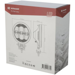 Priekinis LED žibintas, apvalus, 177xKramp LA80025
