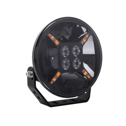 LED žibintas, 60 W, apvalus, 9–36 V, Ø180 mm, dienos šviesos žibintai, dvigubi parkavimo žibintai, Kramp LA80040