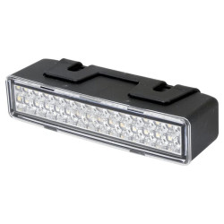 Dieniniai žibintai LED, stačiakampiai, 12/24V, balti, 147x50x33mm, 30 LED, Waś 667706