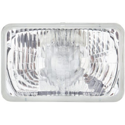 Halogeninis priekinis žibintas, stačiakampis, 12/24V, skaidrus, 167x107mm, Hella 1AB003177071