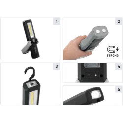 USB rankinis žibintas UHL280 2XM357300301